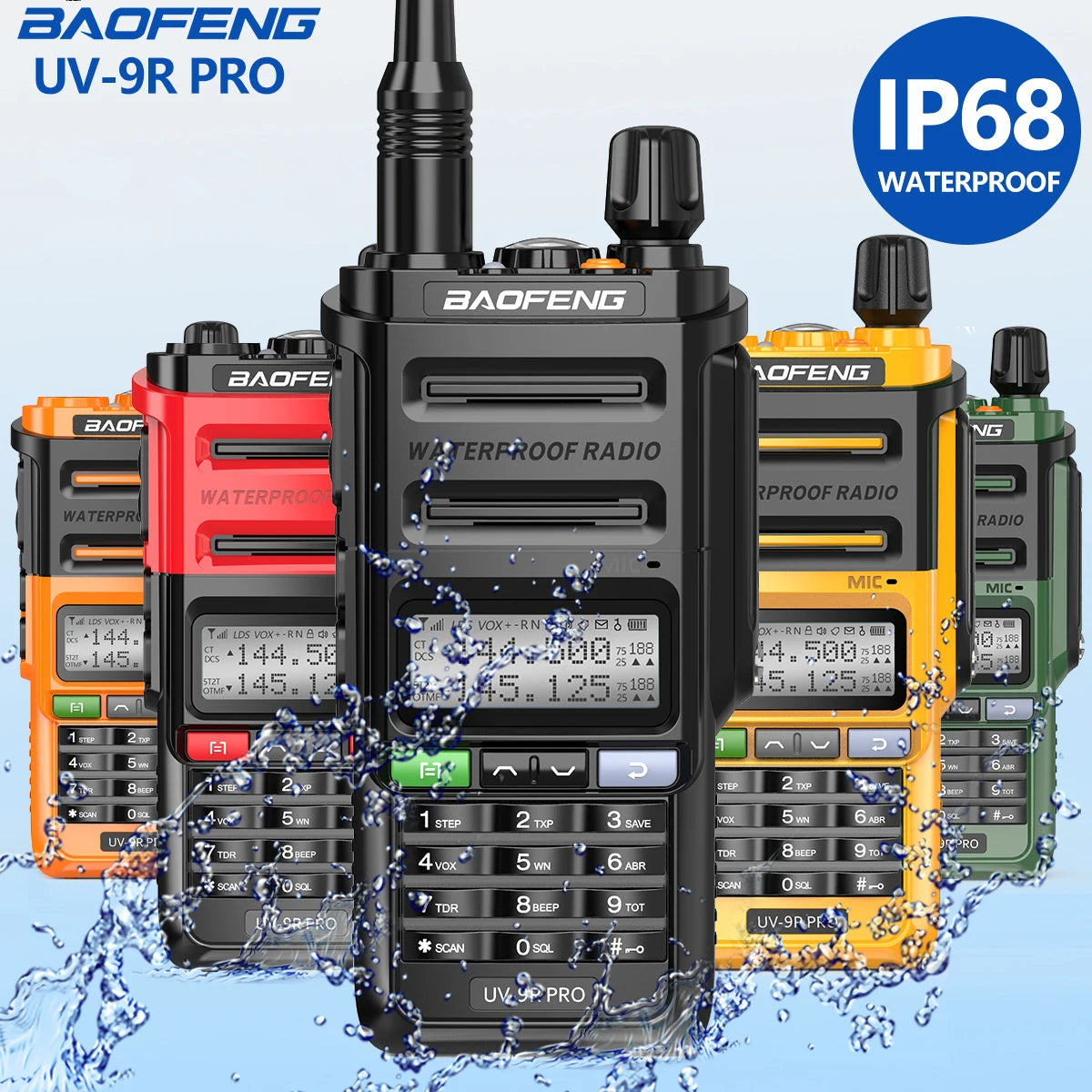 Baofeng UV-9R Pro Walkie Talkie