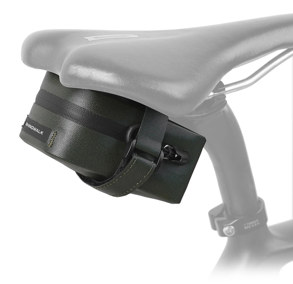Rhinowalk Bicycle Saddle Bag – Waterproof Bike Seatpost Tail Bag