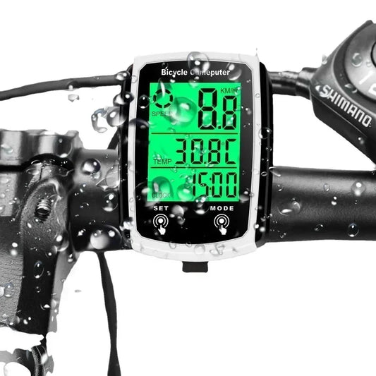 Wired Bike Computer LED Digital Bicycle Speedometer