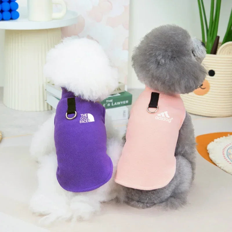 Fleece Warm Dog Sweater Vest - Small Dogs