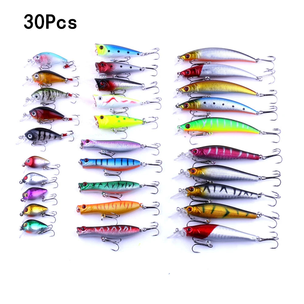 56/43/30/20/10/5Pcs Fishing Lures Kit
