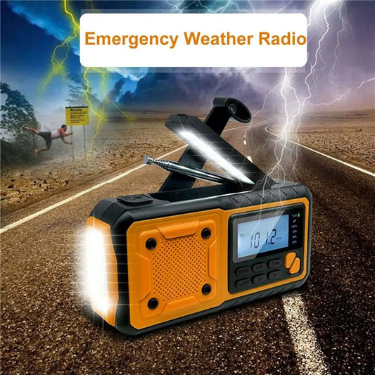 Portable Emergency Solar Power Radio