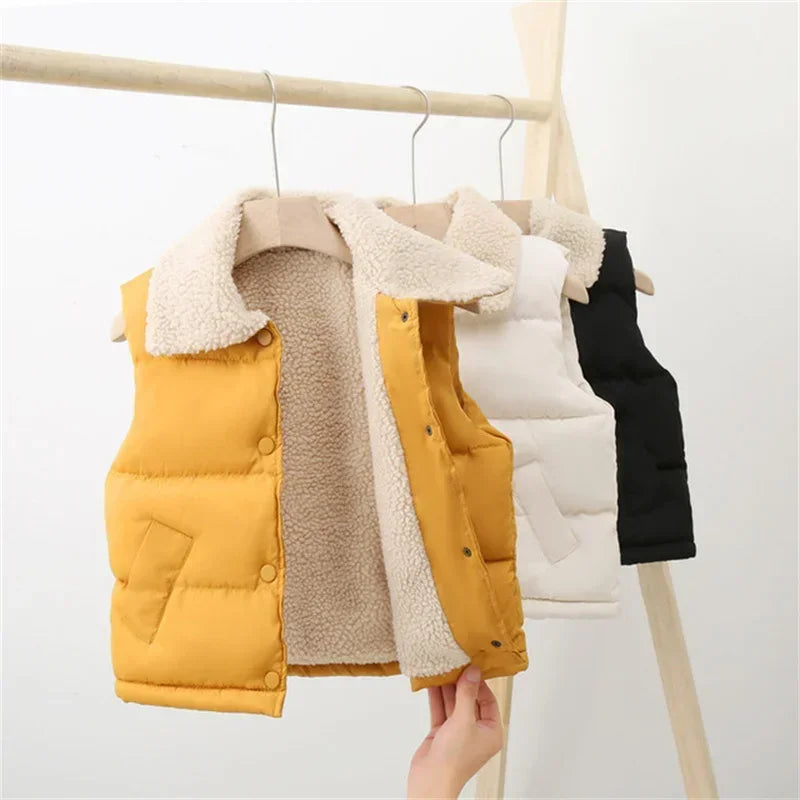 Kids Hooded Vest Jacket