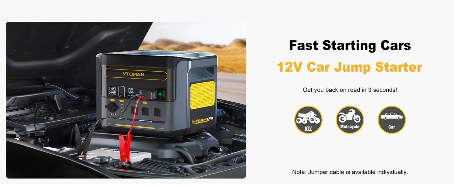VTOMAN Flash Speed 1000 Portable Power Station